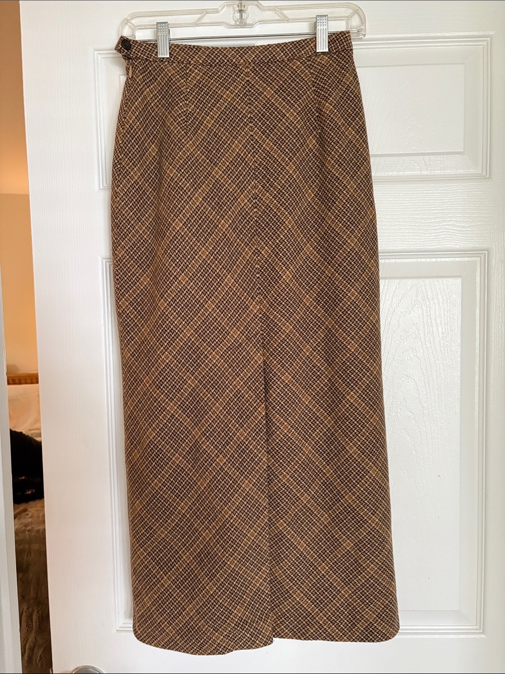 Gap Brown 90’s Plaid Long Skirt